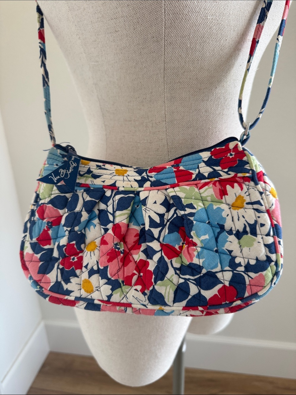 Vera Bradley Floral Quilted Crossbody/Shoulder Bag